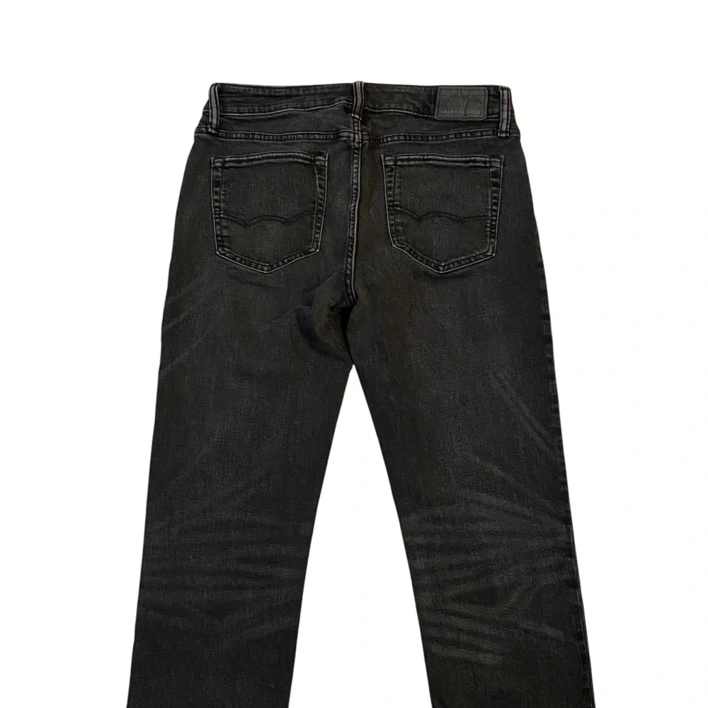 AMERICAN EAGLE Airflex+ Slim Fit Jeans Black Mens 32x32 Stretch Denim